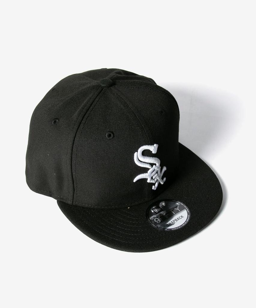 New Era Кепка 9FIFTY Chicago White Sox MLB Базовая Коллекция 11591070, Черно-Белый, Полиэстер, Snapback, Унисекс