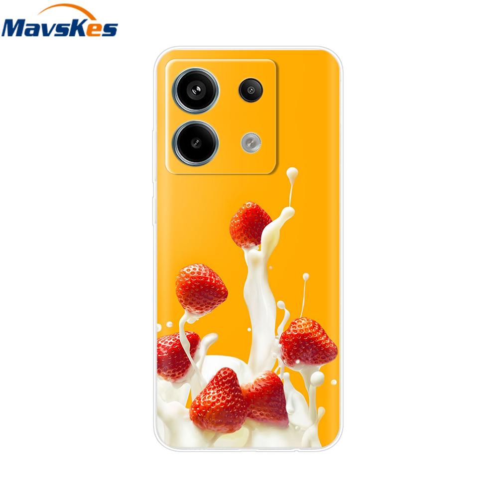 Для Redmi Note 13 Pro 4G 5G Чехлы Cover ТПУ Силиконовый Защитный Чехол Для Xiaomi Redmi Note13 13Pro Телефон Прозрачная Задняя Крышка Бампер