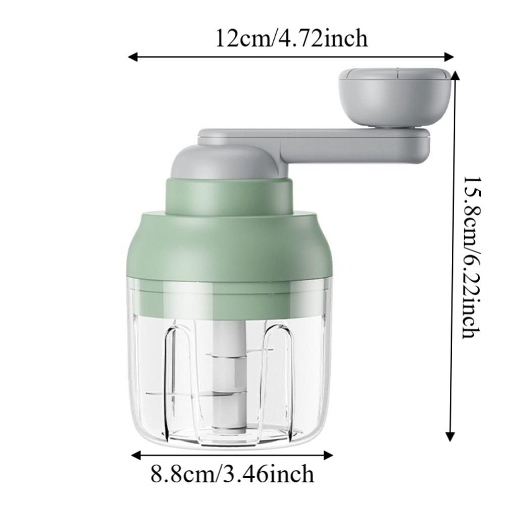 Multifunctional Vegetable Mincer 250ML Capacity Garlic Crusher Garlic Paste Maker Small Household