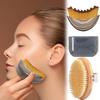 Лимфатическая Контурная Щетка для Лица Синтетические Волокна Щетка для Сухого Массажа Тела Отшелушивающая и Активирующая Кровообращение Щетка для Массажа Тела Щетка для Лица