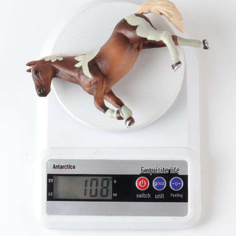 Трансграничное украшение для рабочего стола «Степной конь»: Черно-белая модель североамериканской дикой лошади