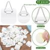 Pcs Sticky Plastic Vertical Adhesive Plate Hanger Plate Holders Picture Hangers Photo Frame Hangers