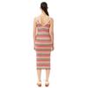 Lacoste Womens/Ladies Striped Cotton Blend Long Maxi Dress