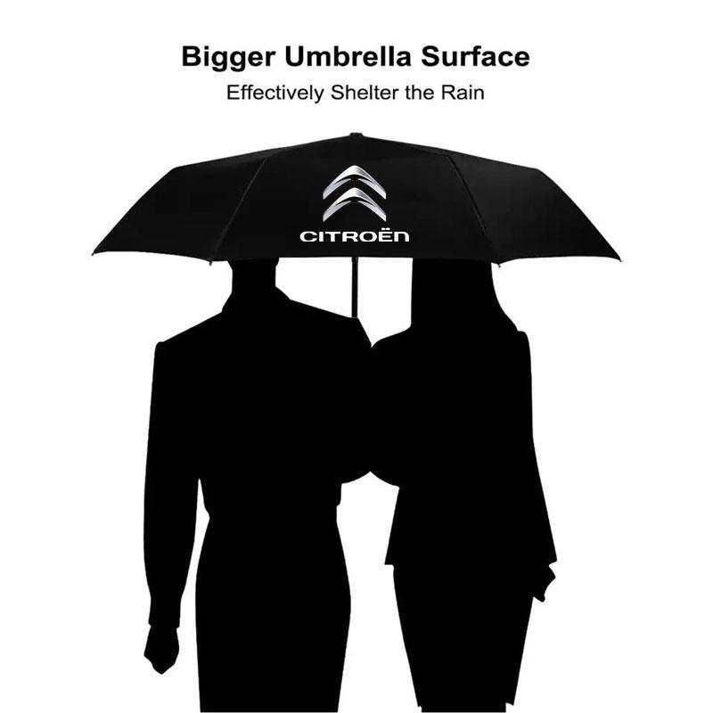 Car Umbrella Fully Automatic Folding Windproof Umbrella for Citroen C1 C2 C3 C4 C5 C6 C8 C4L DS3 DS4 DS5 DS5LS Car Accessories