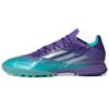 X Speedflow Круглый носок Шнуровка TF (Резиновые шипы) Нескользящие Прочные Футбольные Бутсы Мужские Футбольные Бутсы Фиолетово-Синие GZ4729