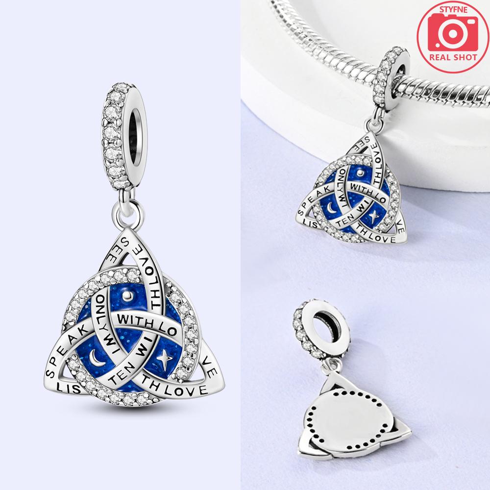 Beads Blue Series Fit Bracelet Charms Diy Original Fashion Charm Copper Pendants For Jewelry Maing Fine Gift Accessory