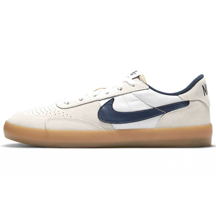 Nike Heritage Vulc SB Summit White Navy Unisex Sneakers Gum-Light-Brown CD5010-102