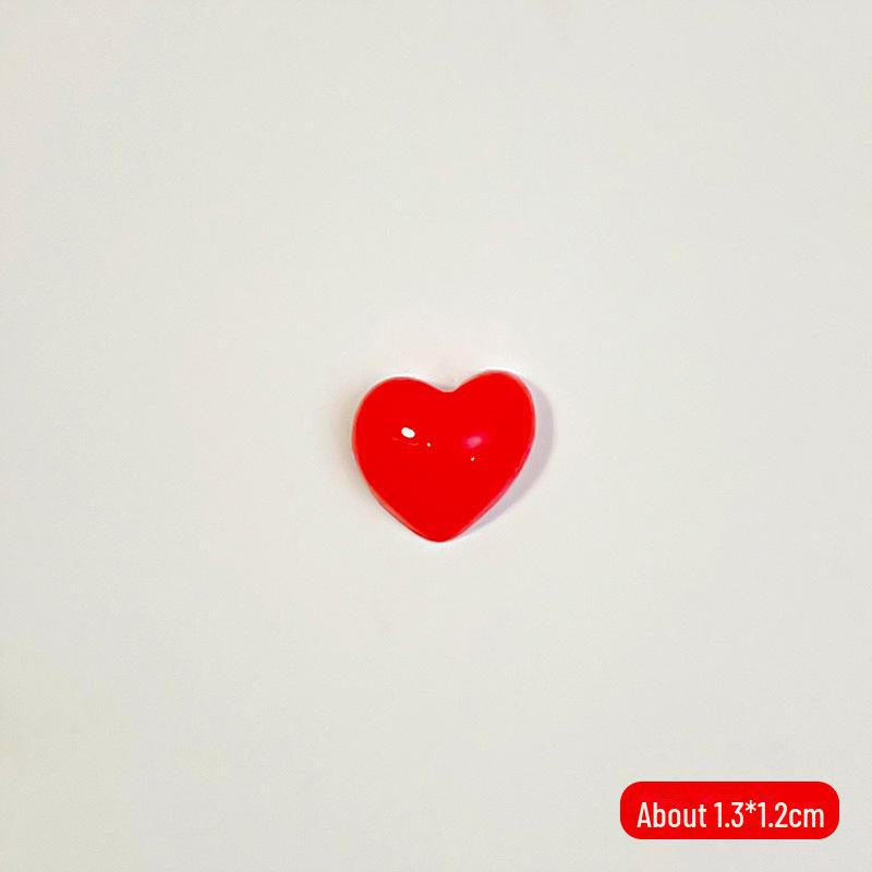 Украшения ручной работы из китайской красной смолы «Любовь» для поделок, чехлов для телефонов, чашек.