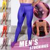 Mens Footless Pantyhose Nylon Tights  Open Sexy Underwear
