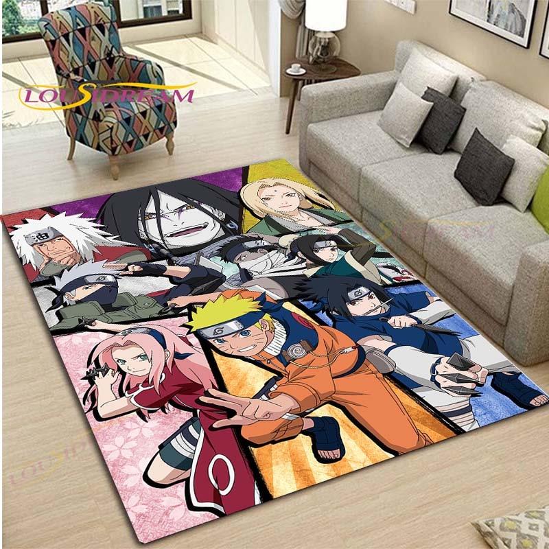 Ковер в стиле аниме «Наруто», детские ковры, коврики для гостиной, чайного стола, ковер для спальни, моющиеся напольные коврики, бытовой коврик, коврик с динозавром