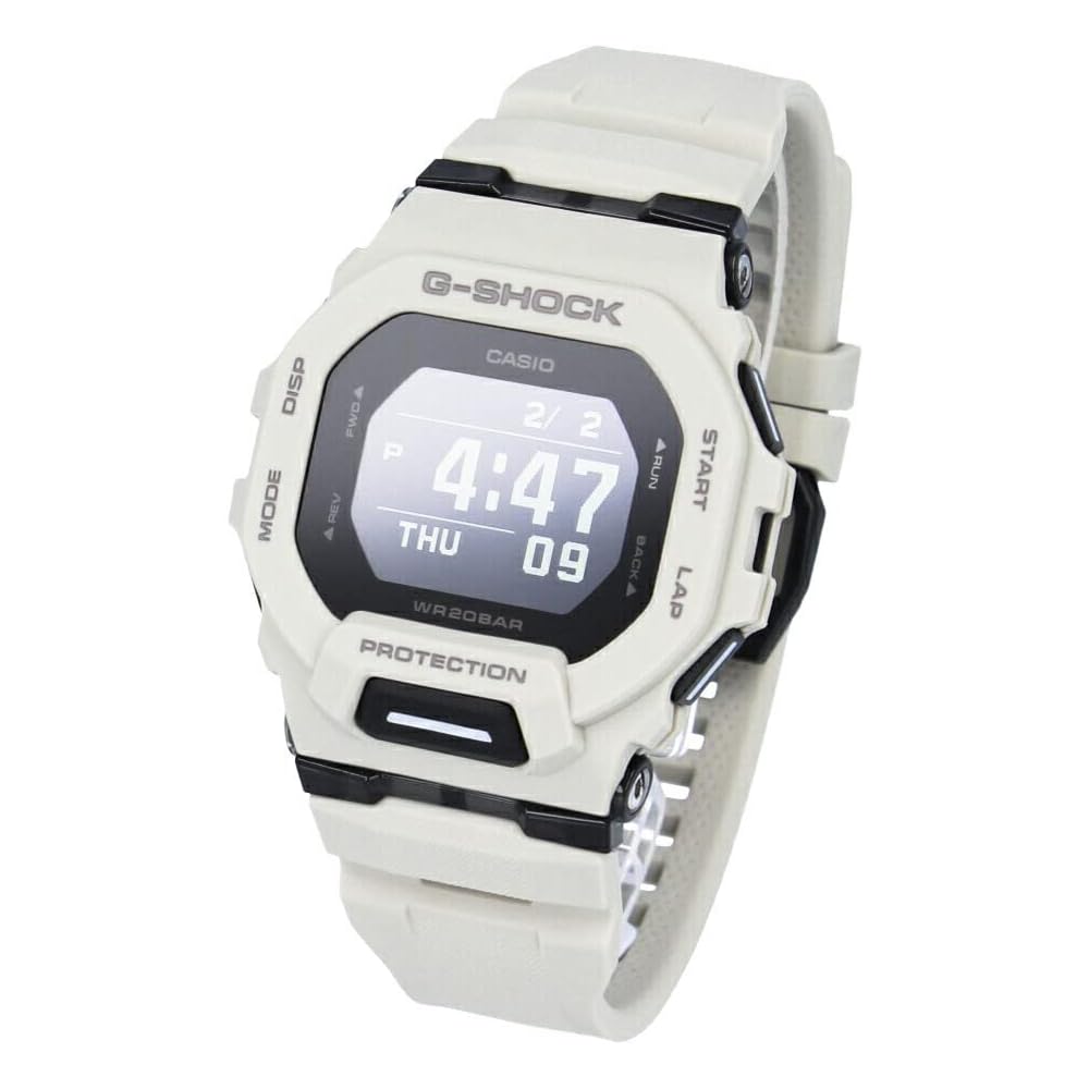 Casio G-Squad GBD-200 Series Men's Bluetooth Watch Gray Black GBD-200UU-9