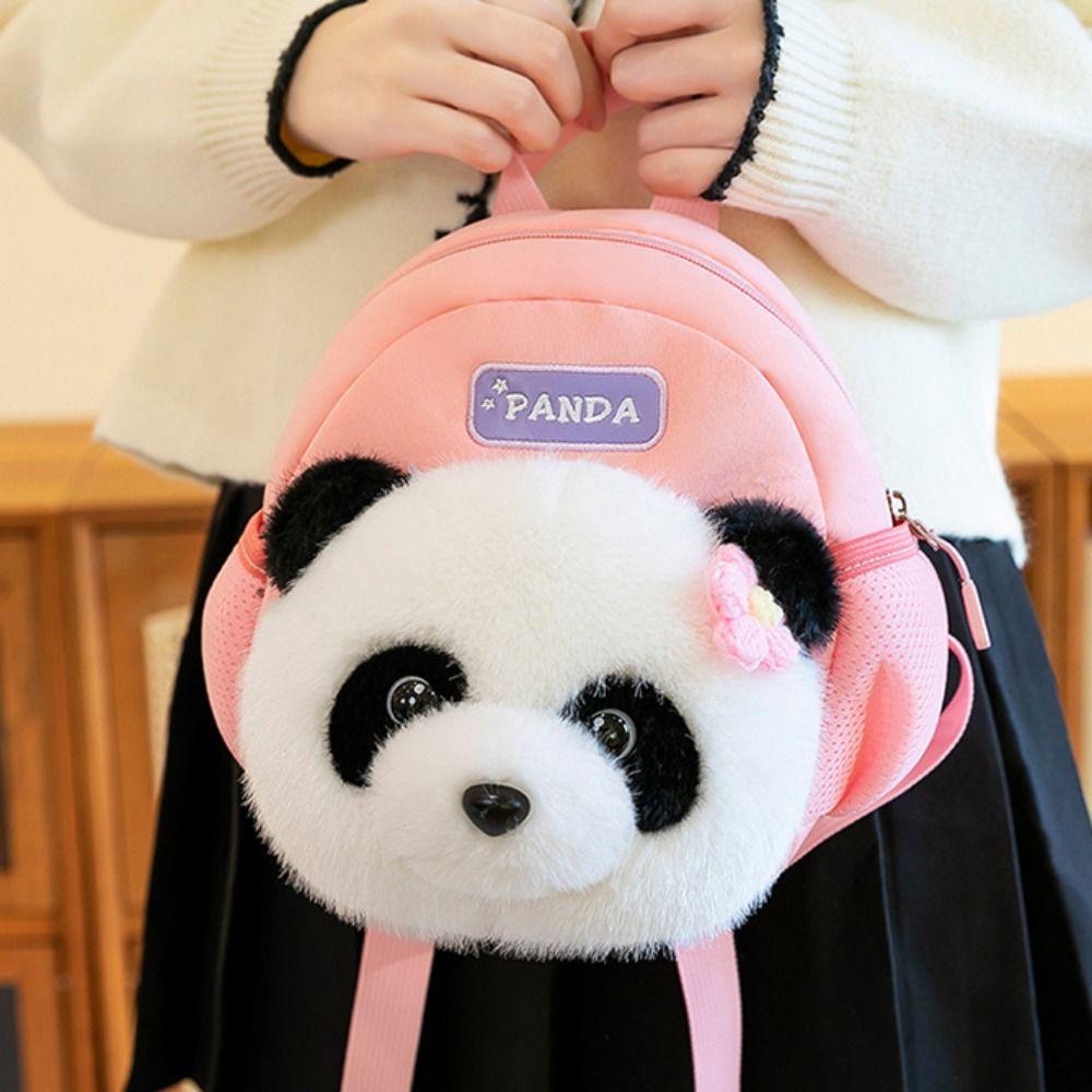 Cartoon Kids School Backpack Lightweight Panda Primary School Bags Elementary School