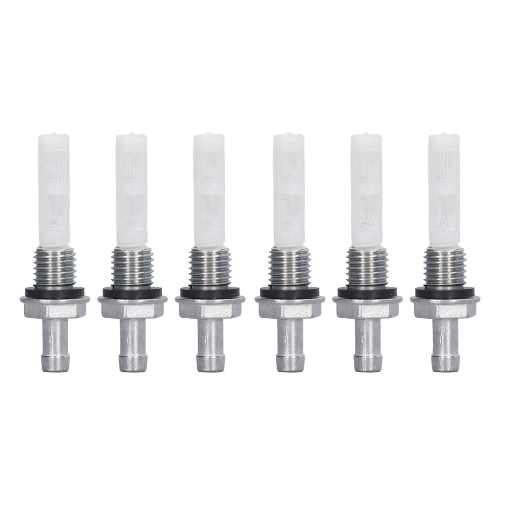 6Pcs Gas Tank Joint Filter Aluminum Alloy Oil Tank Joint Filter Replacement for Gx120 Gx160 Gx200