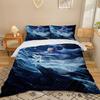 3D Printed High-end Aobing Trendy Element Down Comforter Bedding Set, Children's Adult Bedding Set, Zipper Pillowcase Bed Set