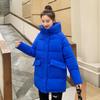 Autumn Winter Thicken Warm Parka Women Casual Sweety Solid Color Big Pocket Loose Short Hooded Coat Jackets Outwear