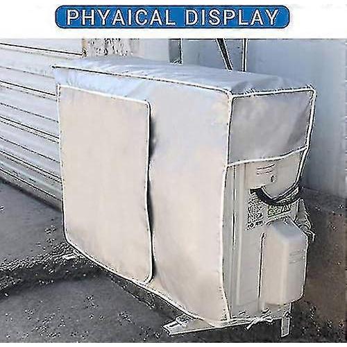 Outdoor Air Conditioner Cover, Air Conditioner Waterproof Protective Cover Waterproof Organizer Dust - RiRi less