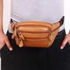 Поясная сумка из натуральной кожи, кожаная многофункциональная деловая мужская нагрудная сумка, сумка кассира, спортивная поясная сумка для бега, мобильного телефона, женская сумка