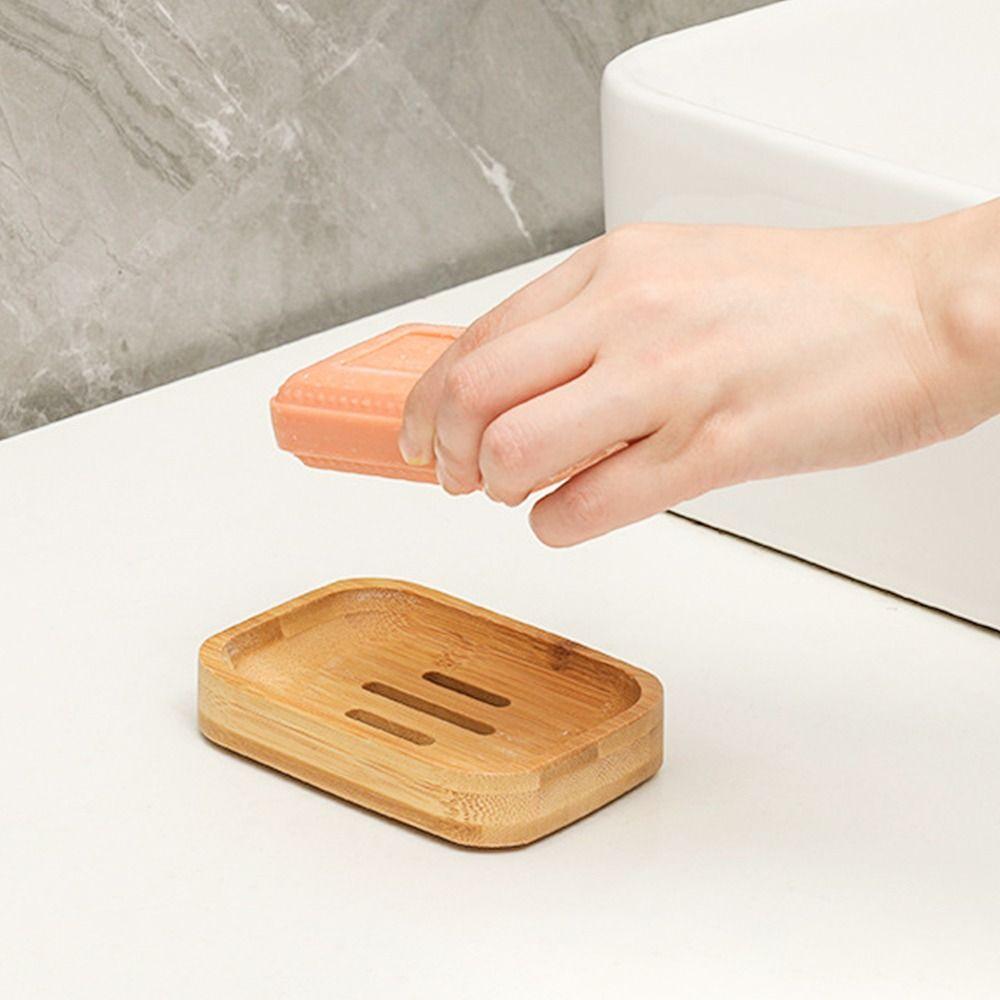 Multiple Styles Soap Box Bamboo Storage Rack Reusable Storage Box Home