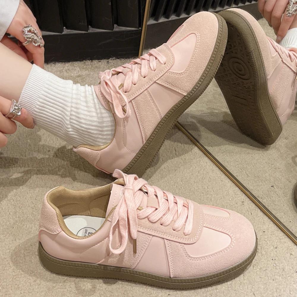 Женские повседневные кроссовки, летняя новая мода, дышащая женская сетчатая спортивная обувь на шнуровке для женщин, дизайнерская обувь для ходьбы на платформе