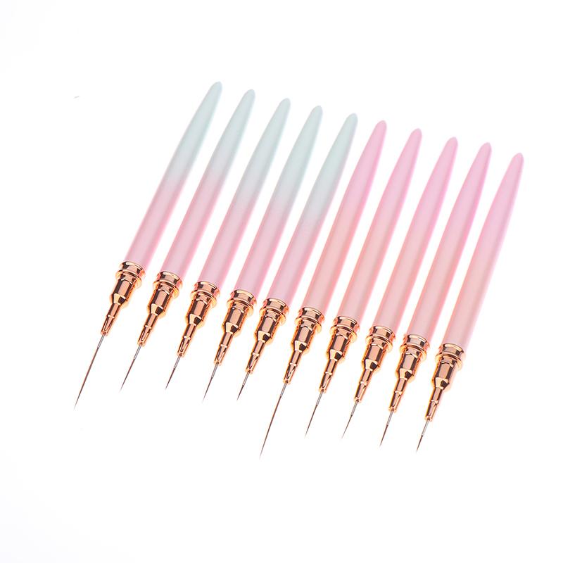 1/5 шт. Профессиональные кисти для дизайна ногтей, кисти для прорисовки линий, инструмент, ультратонкие кисти для рисования деталей, кисти для рисования, ручки для маникюра, инструменты