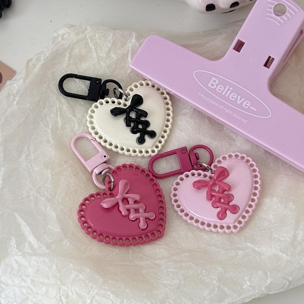 Heart Backpack Pendant Multi-color Bag Accessories Sweet Y2K Key Chain Girl