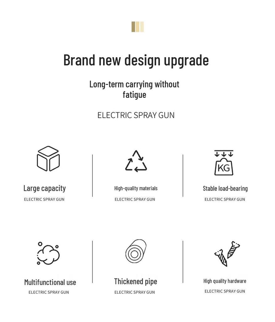Electric 4-Nozzle Pesticide & Disinfectant Sprayer for Household and Agricultural Use