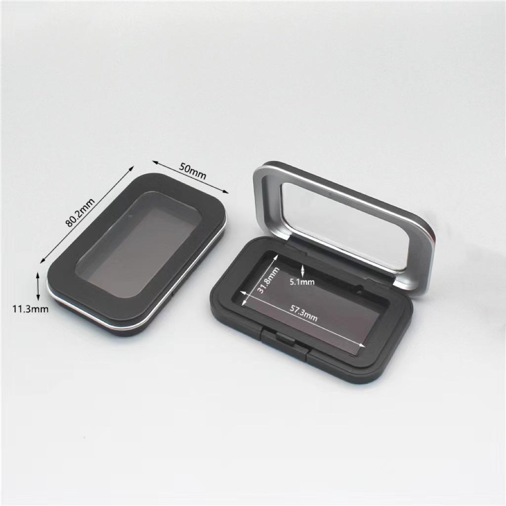 Magnetic DIY Eyeshadow Storage Box with Mirror - Customizable Empty Palette