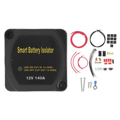 DC12V 140А Комплект изолятора двойного аккумулятора 3 метра Интеллектуальное реле, чувствительное к напряжению VSR, с силовым кабелем 7 AWG