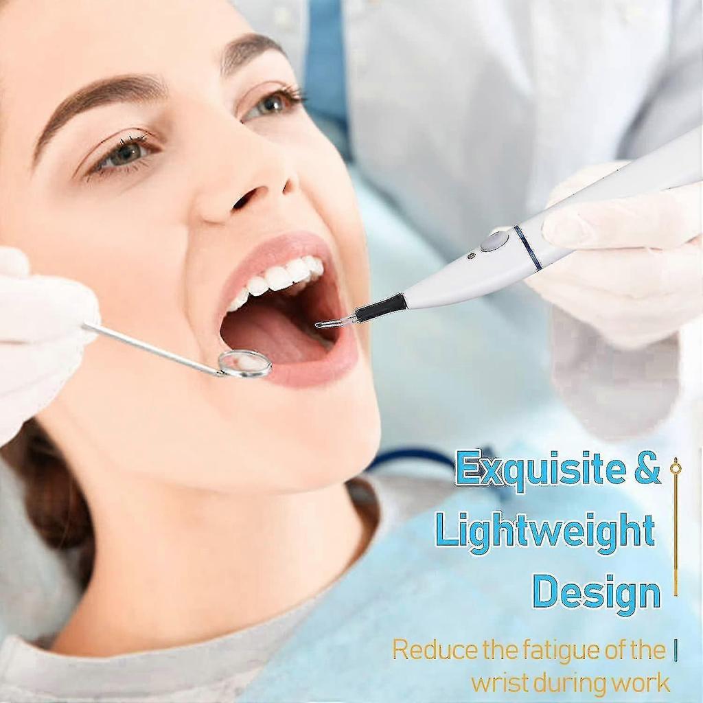 Dental Cordless Gutta Percha Teeth Gum Cutter Endo Gutta Cutter+4 Tips 220v (us Plug)