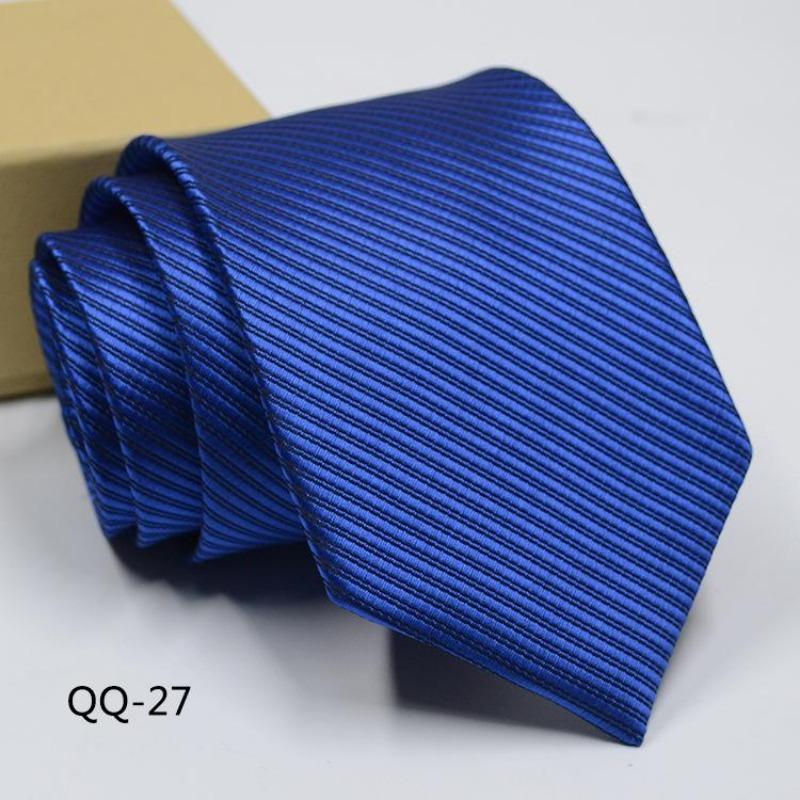 Мужское Платье Деловой Повседневный Профессиональный Жених Свадьба Лучший Муж С Полосатым Жаккардом Изысканный Джентльмен Мужской Премиальный Галстук