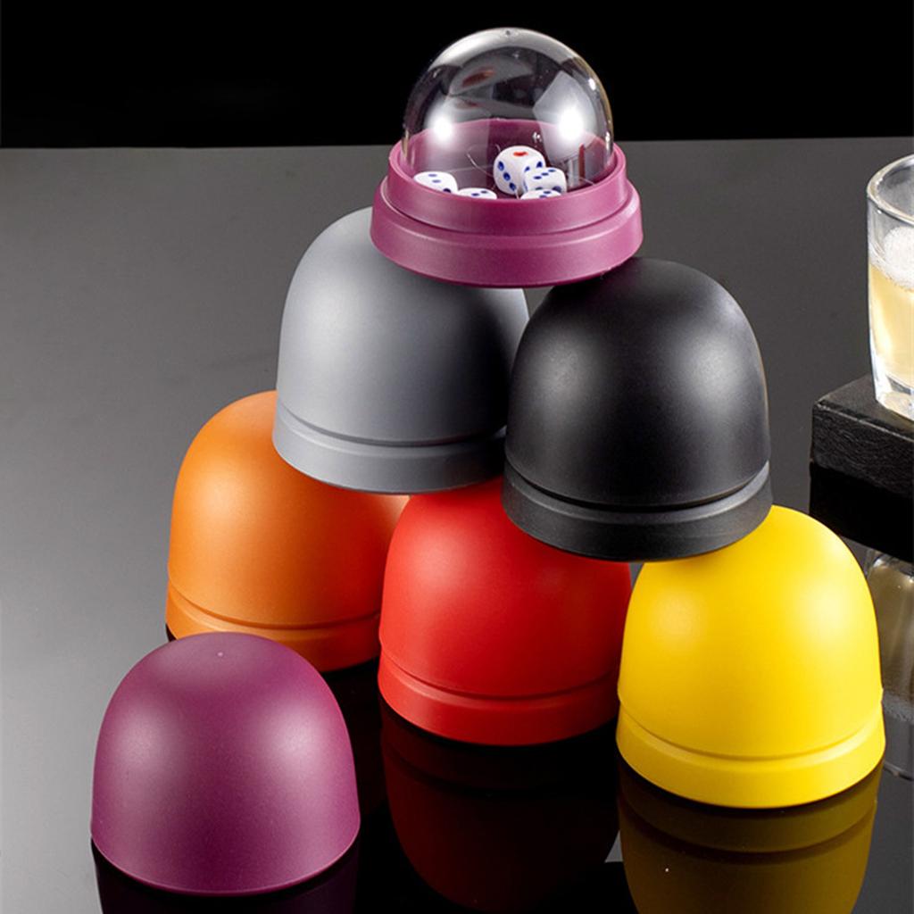 Dice Cup Prevention Cheat Secure Play Dice Shaker Set PP Crafted Perfect for Family Game Night Group Activities