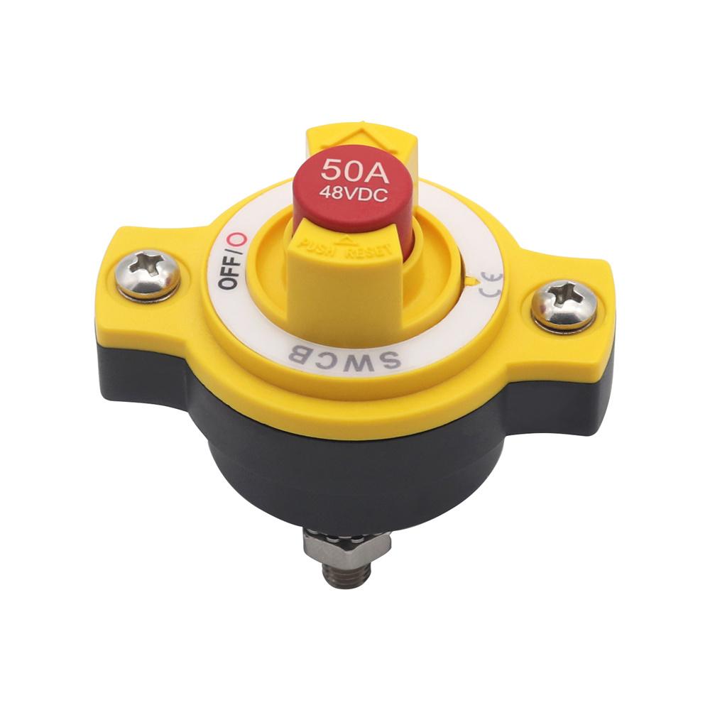 2 in 1 50A 48V Battery Switch Circuit Breaker