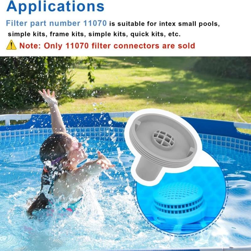 Strainer Connector Pool Fitting Convenient 11070 Strainer Connector For Intex Swimming Pool Outlet Ports Easy Set Up
