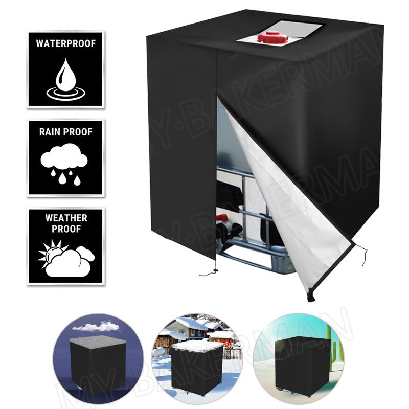 Крышка бака IBC на молнии Защитная крышка на 1000 литров защищает крышку от ультрафиолета и пыли