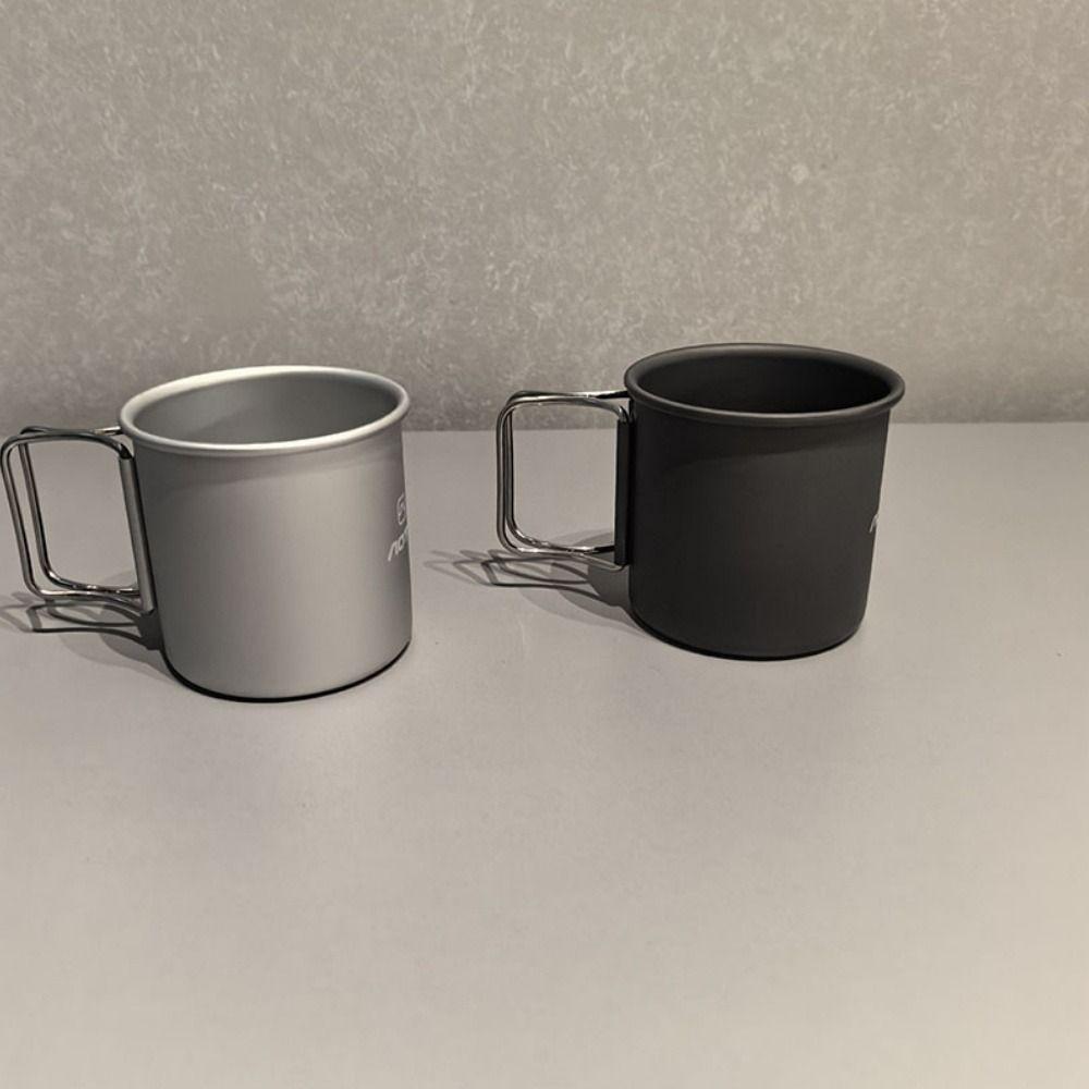 2 Colors Folding Water Cup Can Hold Boiling Water Outdoor Camping Cup Camping Picnic