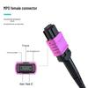 12-Core MPO-MPO OM4 Multimode Fiber Optic Patch Cord