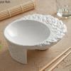 Rock-grained Ceramic Soup Bowl Dinner Plate Fruit Plate Salad Bowls Cold Dish Dish Noodle Bowl Dessert Bowls Sashimi Disc Tray