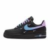 Nike Air Force 1 Низкие износостойкие кроссовки для скейтбординга Женские Черно-сине-фиолетовые HQ1180-001(Команда352-)