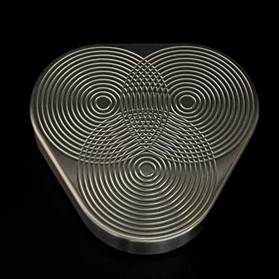 Снятие стресса Эргономичный Забавный Нескользящий Треугольный Вращающийся Слайдер Спиннер Игрушка