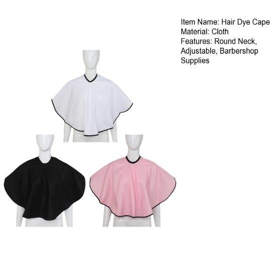 3 шт., накидка для окрашивания волос, круглая горловина, регулируемая, масло для лечения волос, шаль, шарф, легкий, водонепроницаемый