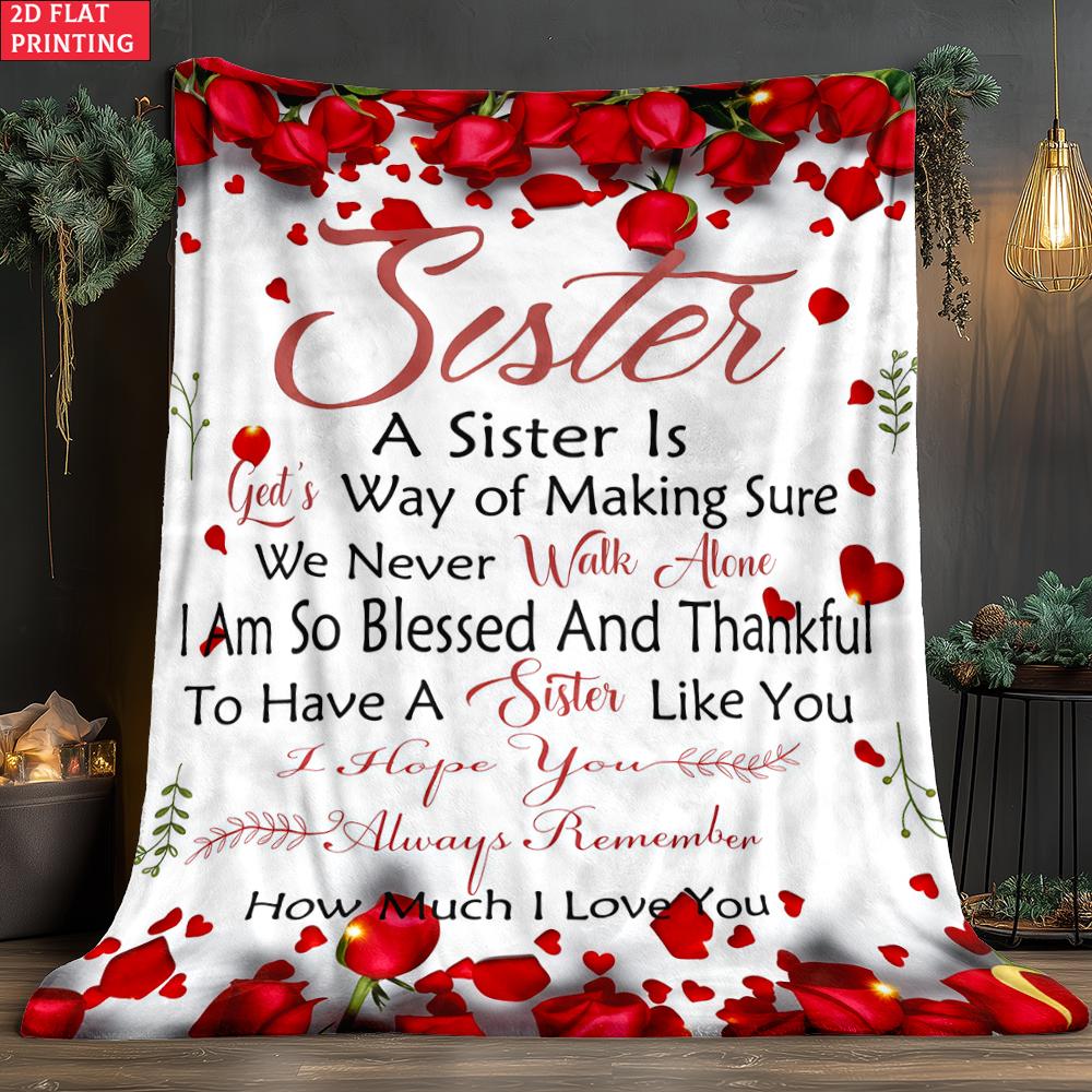 Sister Gift Daughter thin Flannel Blanket for Bedroom,Living Room,Sofas Blanket,Lunch Breaks,blankets fluffy