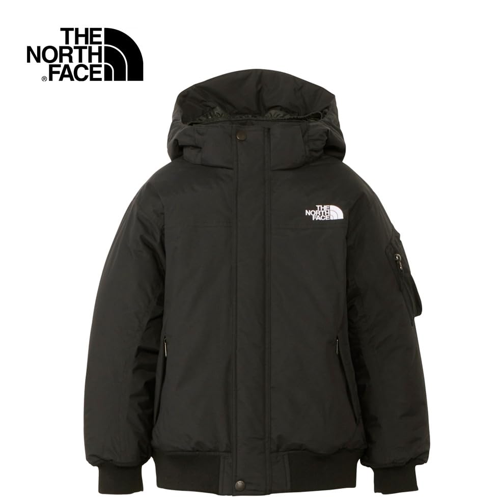 The North Face Winter Bomber Cold and Warm for Snow Size 100 Kids' Jacket, Unisex, Waterproof, Weather, Sports, Black,