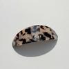 oar Classic Big Marble Barrette [Beige Leopard]