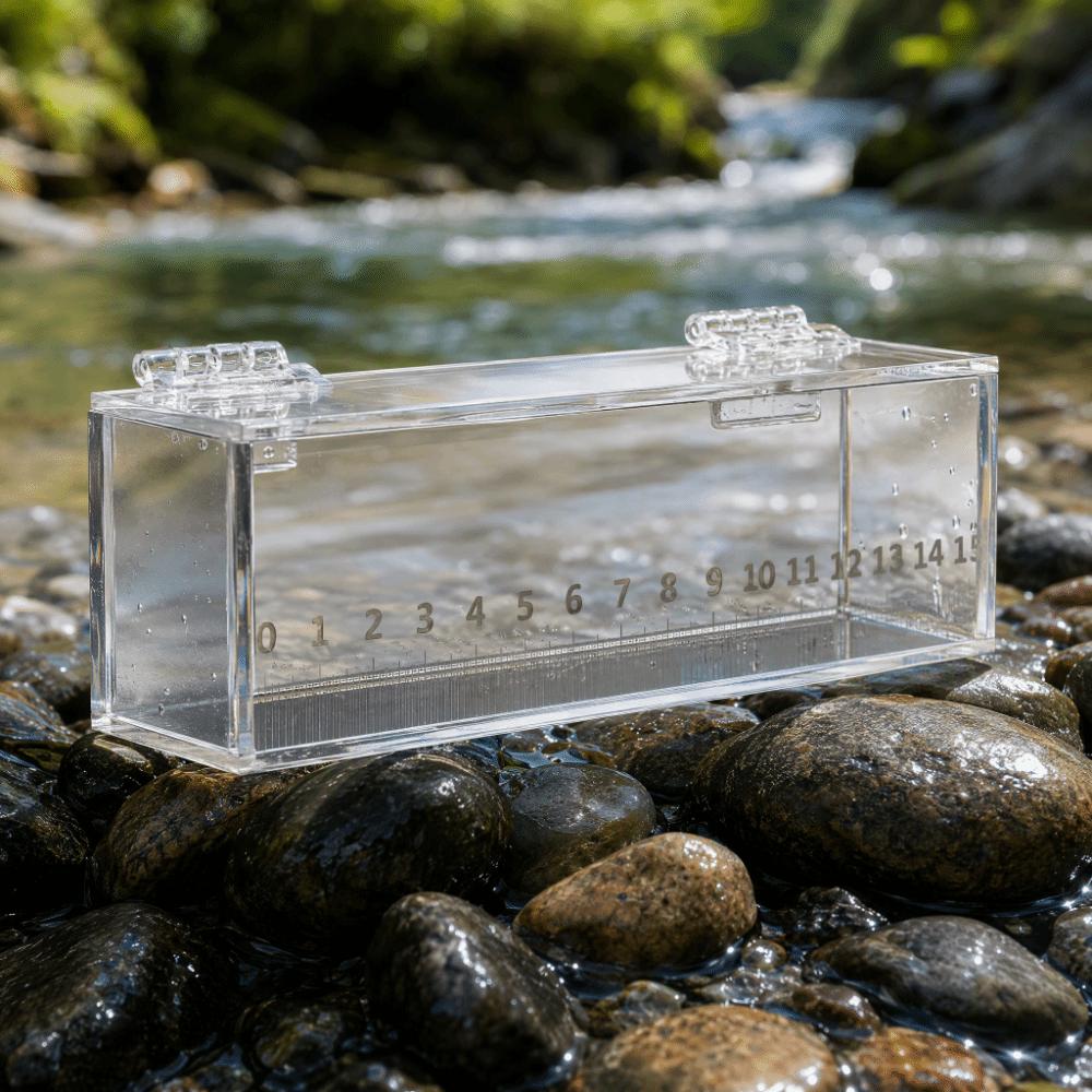 Acrylic Fish Viewing Box High Transparent Fishing Photo Box Mini Aquarium Box Stream Fishing