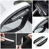 abcd1 2Pcs Car Rearview Mirror Silicone Rain Eyebrow Water Proof Universal Auto Rear View Side Shield For VW Polo Tiguan Passat Golf