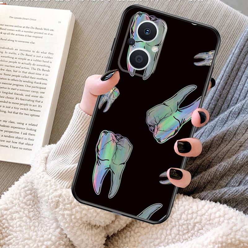 Чехол с рисунком зубов для стоматолога для OPPO Reno 12 F 13 13F 11F 8T 7 8 10 Pro OPPO Find X8 Pro X6 X3 X5 Lite Чехол Fundas