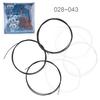 6pcs/set Classical Nylon Guitar String 028-043 Inch Steel Core Silver-Plated Copper Alloy