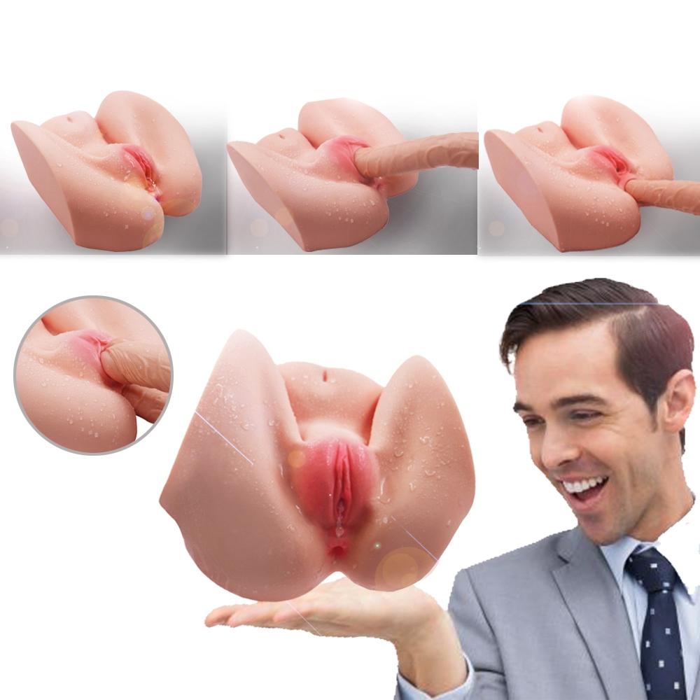 RUNYU Мягкий TPR Мужской Мастурбатор Анальная Вагина Мастурбация Взрослых 3D Силиконовые Реалистичные Вагинальные Секс Куклы для Мужчин