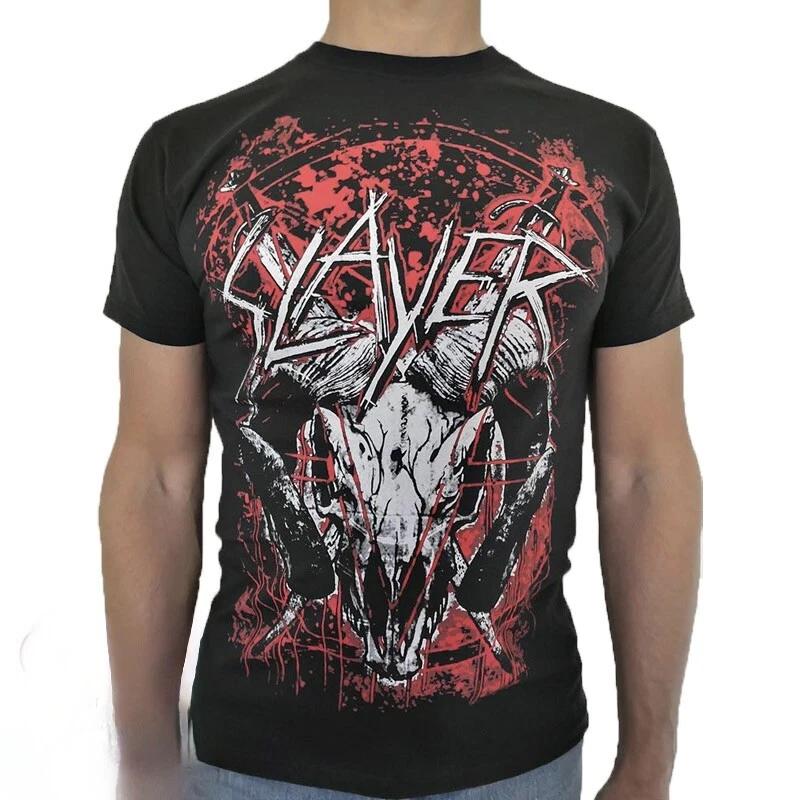 SLAYER Черная футболка с козлом Монго