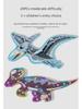 Children's 3D Wooden Dinosaur Puzzle: Number & Letter Educational Toy for Ages 3-6